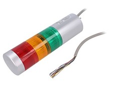 LR6-302WJNU-RYG Signal Generator: Signal Light LED Red/Amber/Green 24VDC PATL