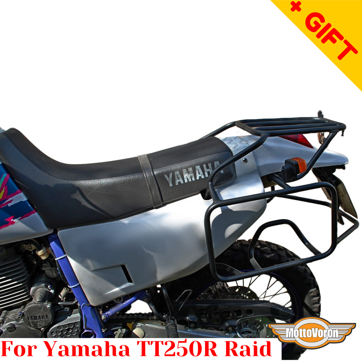 For Yamaha TT250R Raid rack luggage system side carrier for soft