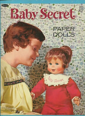 Baby Secret- Paper Dolls  Whitman Publishing 1966