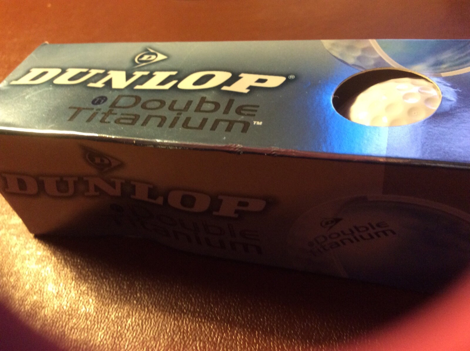 3 x DUNLOP Double Titanium Golf Balls In Box eBay