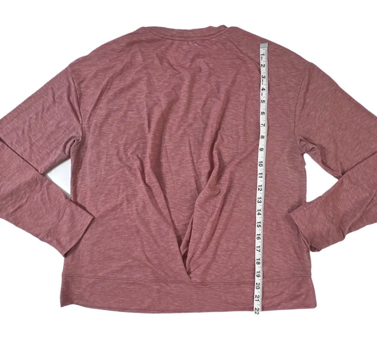 Patagonia WOMENS LONG-SLEEVED GLORYA TWIST TOP, Rosehip