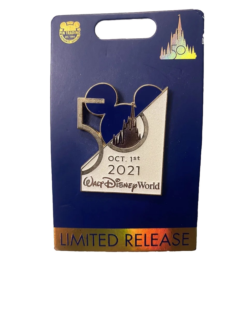 【新品】1周年&10th Anniversary PINS COLLECTION Disney World 50th Anniversary Mystery Pin Collection
