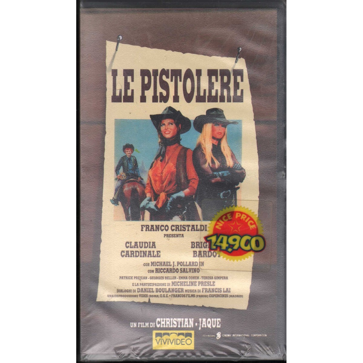 Le Pistolere VHS Christian-Jaque, Guy Casaril Univideo - HPDS020047 Sealed