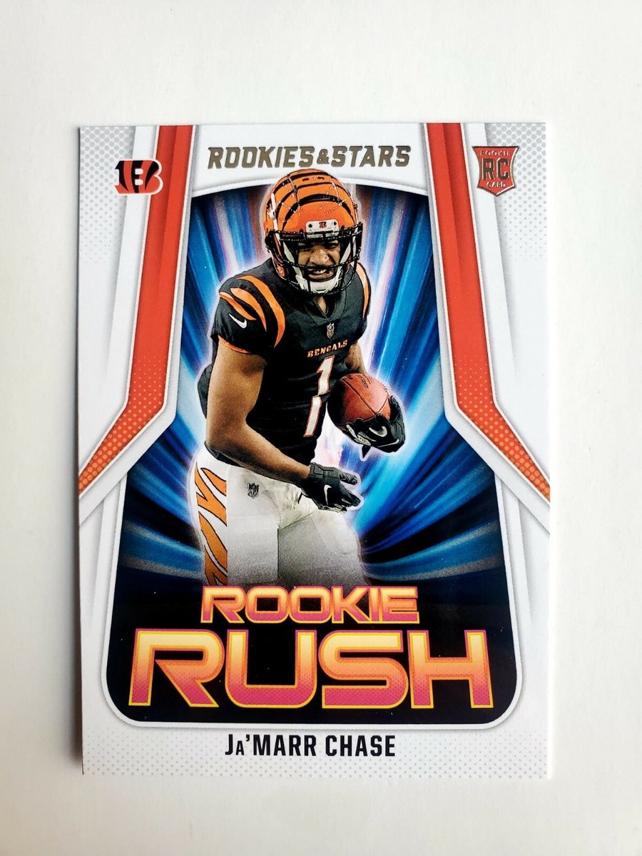 JA'MARR CHASE 2021 PANINI ROOKIES & STARS ROOKIE RUSH CINCINNATI
