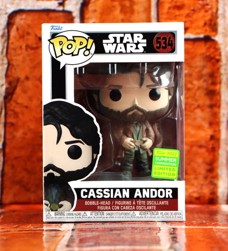 Funko Pop Star Wars Cassian Andor #534 SDCC Exclusive W/ Protector