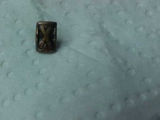 U.S. Metal & Ribbon Attachment - Hourglass bronze