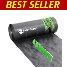 Durable 4ft x 300ft Ground Cover Fabric with Herbicide for Optimal Weed Control