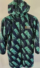 Schmik Swim Parka Jellyfish AOP Removable Sleeves Kids Sz 8 - EUC