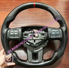 Real Carbon Fiber Steering Wheel For Dodge Charger Challenger 2011-2014years