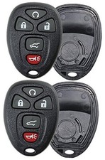 Just The Case Keyless Entry Remote Key Fob Shell, Pack of 2 - Black