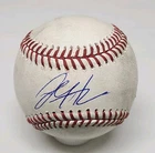 John Hicks Signed Autographed Game Used Major League Baseball TIGERS