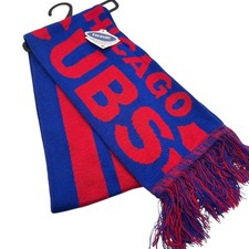 NEW Chicago Cubs Scarf Forever Collectibles MLB Baseball Team Knit Winter