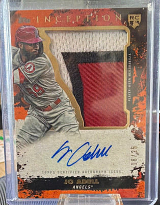 Topps 2021 Inception Jo Adell Rookie Auto Jumbo Patch Orange /25 #AJP-JA 🔥🔥🔥
