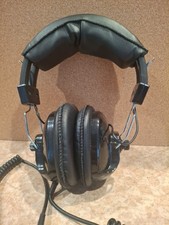Vintage Tesoro Stereo Headphones For Metal Detectors, Ajustable Volume Each Ear