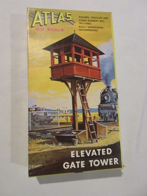 ATLAS HO Scale Elevated Gate Tower Kit #701 Model Railroad CO., INC.
