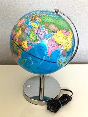 Globe Terrestre Lumineux Avec Constellation | Globe Terrestre