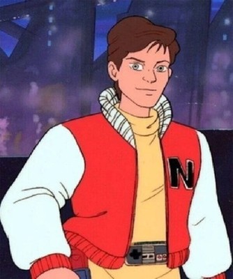 Game Master Captain N Red Varsity Jacket