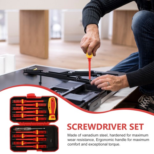 13 Pcs Insulating Screwdriver Set Electrician Tool Insulated Screwdrivers - Picture 11 of 12