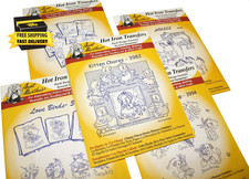 Iron on Transfer Patterns for Stitching, Embroidery or Fabric Painting, Cute Vin