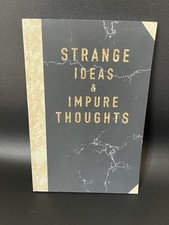 Strange Ideas  Impure Thoughts Blank Writing Journal Diary Notebook Soft Cover