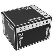 3-in-1 Rotatable Plyometric Jump Box Jumping Exercise Trainer W/ Anti Slip