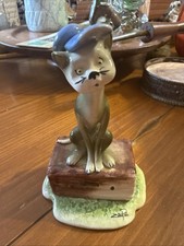 Zampiva Traveling Cat Blue Hat Signed Made In Italy Retired