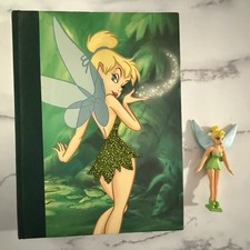 Beautiful Tinkerbell Notebook and Tinkerbell Figurine - New
