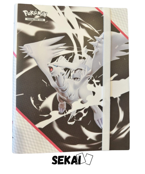 POKEMON RACCOGLITORE FUOCO BIANCO ALBUM PER CARTE POKEMON 396 SPAZI - NO BUSTINE