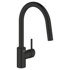 Grohe 326652433 Concetto Pull-Down Kitchen Faucet Dual Spray 1.75 GPM - Black