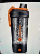 VOLTRX Electric Protein Shaker Bottle - USB Rechargeable Mixer Cup for Shakes