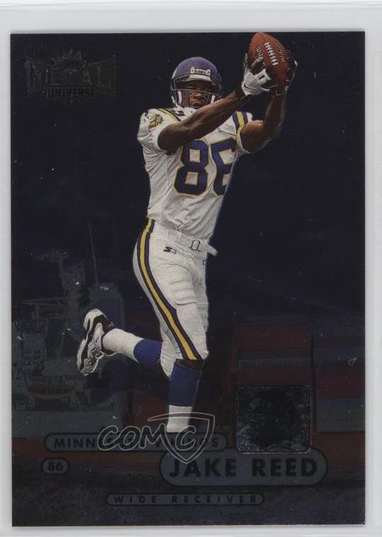 1998 Metal Universe Jake Reed #28 b4d