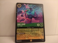 Disney Lorcana Max Goof Chart Topper Legendary Non-Foil Card