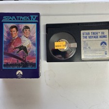 1986 "Star Trek IV: The Voyage Home" Beta Max Hi-Fi Video Tape Paramount Picture