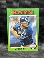 2024 Topps Heritage High Number Jose Siri #664 Tampa Bay Rays Base Card Baseball