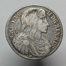 316. Tarì 20 Grana 1689, Carlo II Di Spagna, Regno Di Napoli Monete