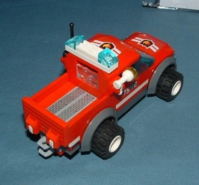 CITY, OFF ROAD FIRE TRUCK SET 7942 - LEGO - 2007 - USED