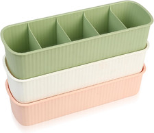 Organizer Cassetti, 3 Pezzi Contenitori per Calzini Biancheria Intima, Organizza