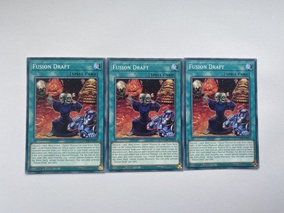 Yugioh! 3x Fusion Draft DOOD-EN070 Common 1st Ed NM