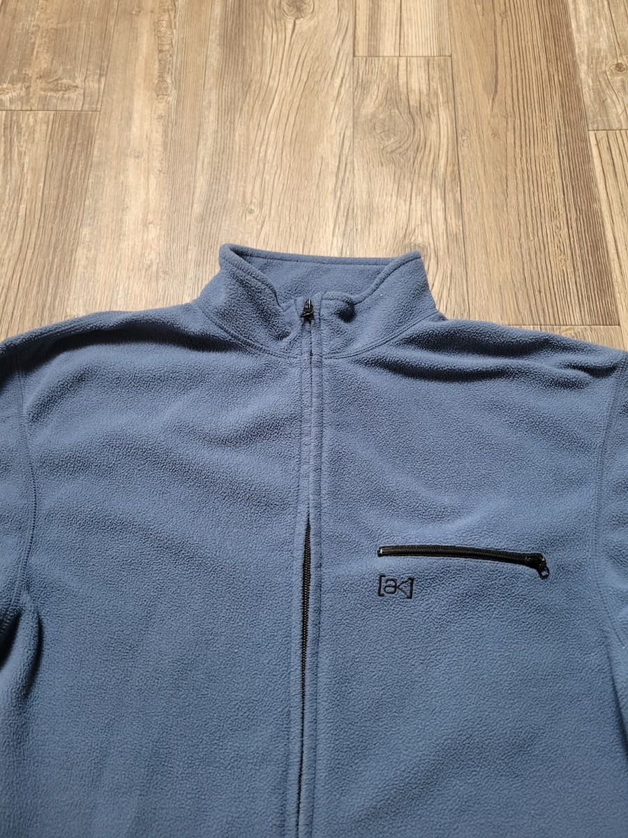 Vintage Burton AK Fleece Full Zip Jacket Men's Blue