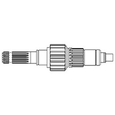 1285757c1 New 1000 Rpm Pto Shaft Fits Case-ih Tractor Models 5088 5288 5488