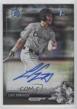 2017 Bowman Draft Chrome Pick Black Refractor 32/75 Luis Gonzalez Auto 3d7