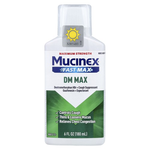 Fast-Max DM Max, Maximum Strength, For Ages 12+, 6 fl oz (180 ml)