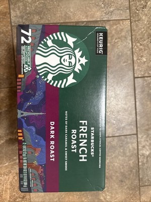 Starbucks Coffee 72 K-Cups French Roast, Dark Roast Coffee