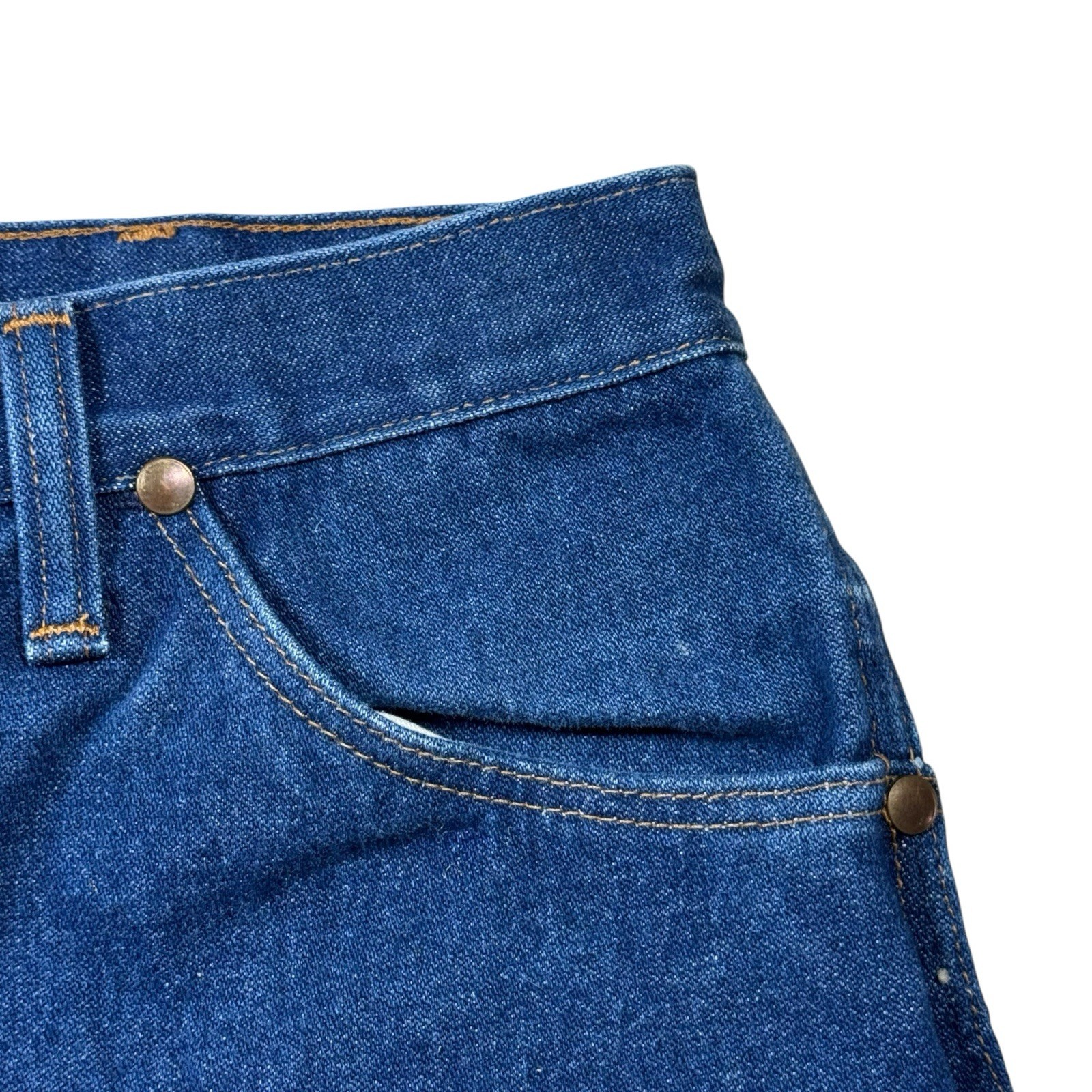 Vintage 1970’s Wrangler Men’s Denim Jeans Blue Sz 38X30 Made In USA  #912DEN thumbnail 6