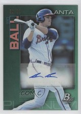 2020 Bowman Platinum Wal-Mart Top Prospects Green /99 Bryce Ball Auto 2f9