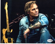 Mike Tramp signed 8x10 Photo Lead Singer White Lion Band JSA Authentication