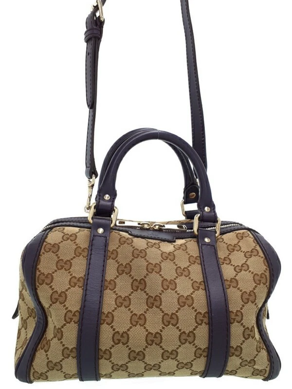 Mini sac Boston Gucci GG toile 2 voies 269876 #T1693