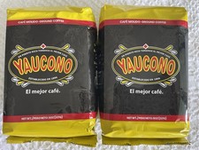 Yaucono Ground Coffee Bagged Medium Roast Puerto Rico 2 Packs 8oz each
