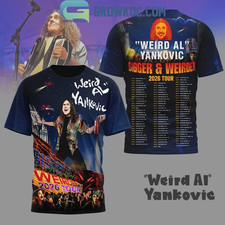 Weird Al Yankovic Bigger Weirder 2026 Tour T Shirt S-5XL