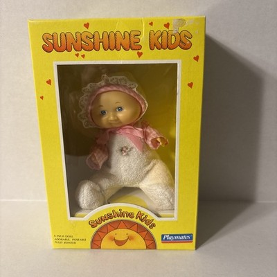 SUNSHINE KIDS Doll Pink & White Outfit 6'' Tall RARE Playmates Vintage 1981 NEW